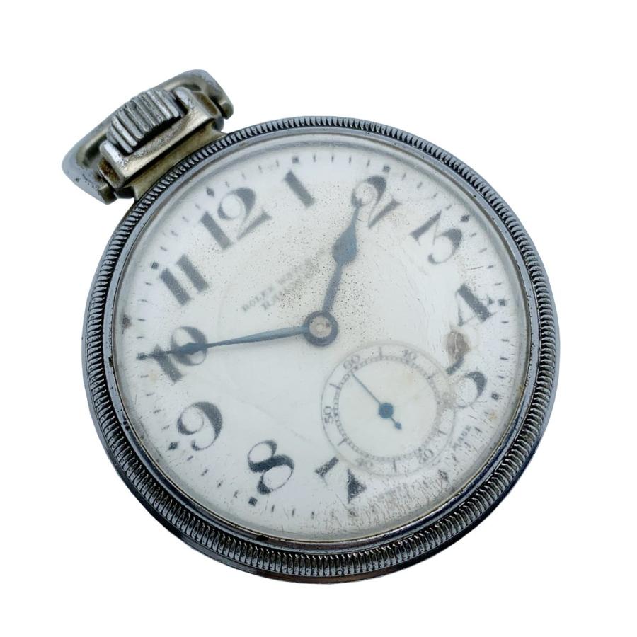 ROLEX ロレックス 懐中時計 Railway pocket watch 手巻き時計 アンティーク SS J7370 | LINEブランドカタログ