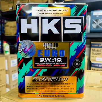 《雷標正版》日本原裝 HKS 5W40 SUPER OIL Premium EURO 5W-40 4公升 頂級 全合成