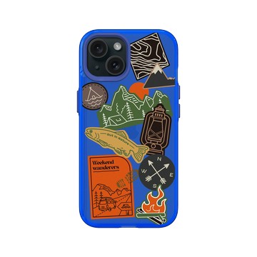 iPhone 15 Clear 激光藍 - Nature Explorers 自然探索指南 - 野放自我