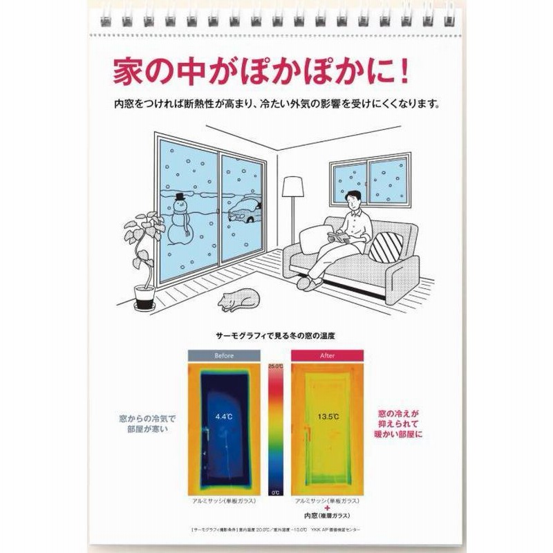 二重窓 プラマードU 2枚建 引違い窓 和紙調ガラス(W1501〜1870 H1801