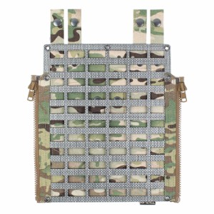 PEW Tactical SSスタイル LV119用MOLLEバックパネル マルチカム