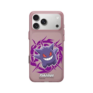 iPhone 17 Pro Max Clear (相機按鈕) 晶醺玫 - 寶可夢 Pokemon - 戰鬥系列-耿鬼