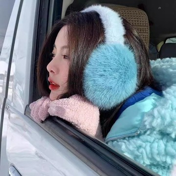 🔥爆款 熱銷新款 仿狐狸毛 保暖 耳罩 冬季女 保暖 防凍 百搭 可愛 耳套 耳包 耳捂子 加絨加厚 毛茸茸
