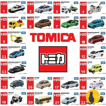 ฅ-Luna小舖-◕ᴥ◕ฅ編號1~25 Tomica 公司貨 多美小汽車 全新無拆膜 紅白盒 小車 汽車 多美 模型車