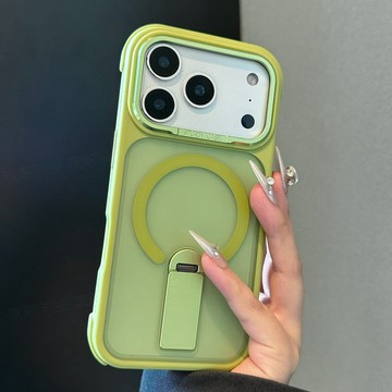 Q軸支架 氣囊防摔 不沾指紋 適用 蘋果 iPhone 17 16 15 14 13 12 11 Pro Max 手機殼