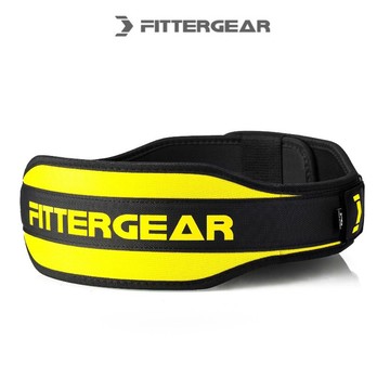 【FITTERGEAR】 舒適腰帶2.0 較硬  綠/黃/黑 (深蹲 硬舉  握推 穩定核心 力量 訓練 舉重 護腰)