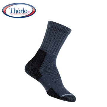 Thorlos KXW 女款厚底登山健行襪 深藍