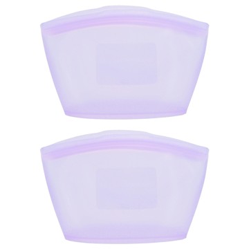 SiliPot 頂級矽膠密封袋 薰衣草紫  850ml  1個  2個