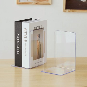 透明書立 書檔 L型書架 透明書檔 透明書架 壓克力書架 立書架 書立架 書檔 壓克力書架 L型書檔 透明書擋 L025