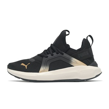 Puma 慢跑鞋 Softride Enzo 5 Metallic Wn 女鞋 黑 米 緩衝 支撐 運動鞋