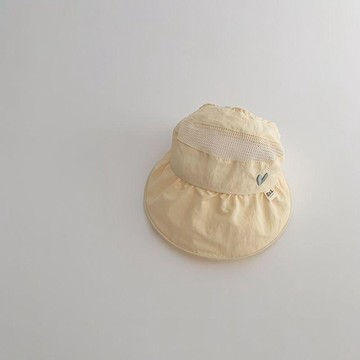 8742人次喜存💫 女童防曬漁夫帽 大帽檐空頂遮陽帽 夏季透氣半網 出遊防曬帽 太陽帽