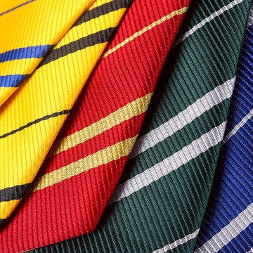 哈利波特領帶學院風男生女生校園學生校服斜紋紅黃藍綠