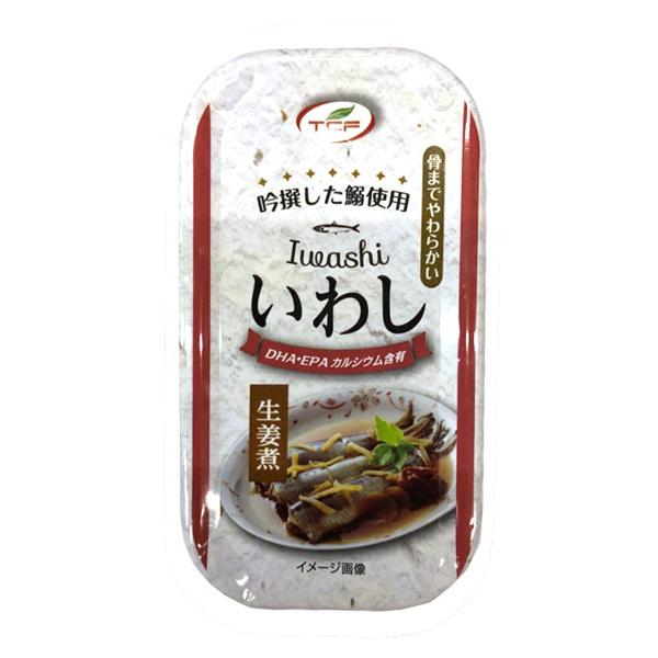 ★まとめ買い★　天長食品工業　いわし生姜煮缶１００ｇ　×24個