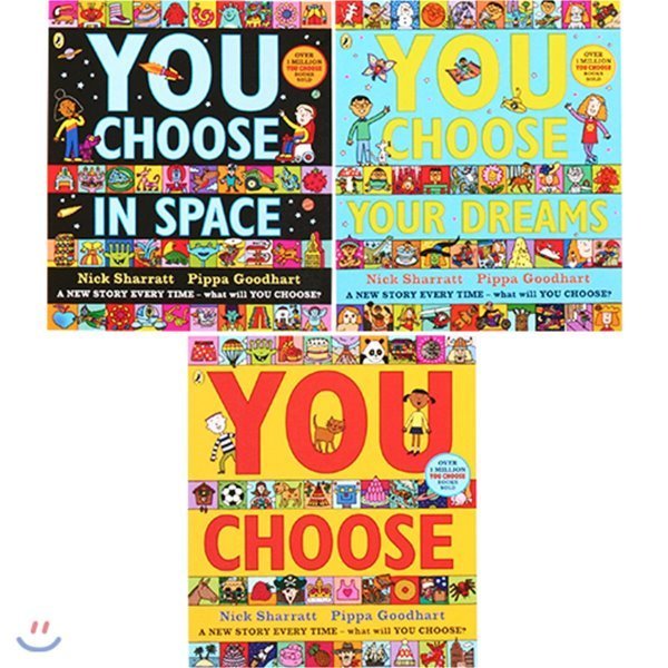 あなたを選んで見て絵本3種セット（日常 夢 宇宙）：You Choose Collection：You Choose   Your Dreams   In Space ...