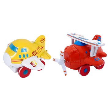 世一 可愛小飛機組 (C2102011~12) 合金+塑膠(ABS)材質 適用年齡: 三歲以上  1組  160 x 65 x 82mm