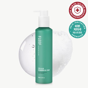 FLEFF Cica-Aloe Cleansing Gel Foam 200ml