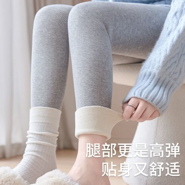 特惠💯羊羔絨棉褲外穿冬季加絨加厚打底褲大碼東北特厚保暖褲男女衕款冬季保暖光腿神器褲襪 冬季保暖褲 WWQQ