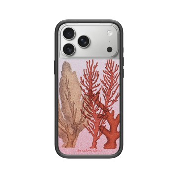 iPhone 17 Pro Max Mod NX -邊框背蓋組合 (相機按鈕) 黑 - Sarah Mafféïs - 珊瑚