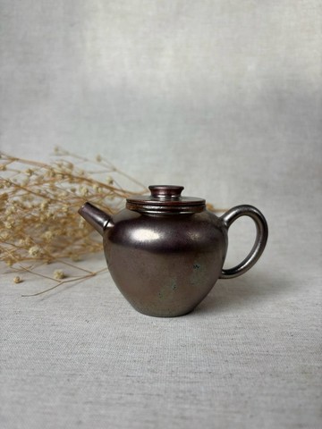 柴窯玫瑰金茶壺-I
