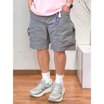 25SS夏季山系機能尼龍速干 多口袋釣魚寬松工裝短褲男多巴胺褲子