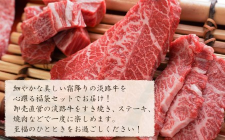 淡路牛 霜降り肉の福袋 6種詰合せ 