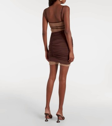 Nensi Dojaka Draped minidress