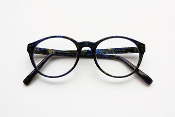 圓框眼鏡 梨型鏡框 傳統七枚蝶番鉸鏈 334-C3