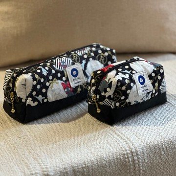 巴黎魔法小貓筆袋 大開口 化妝包 工具收納包 短夾 長夾