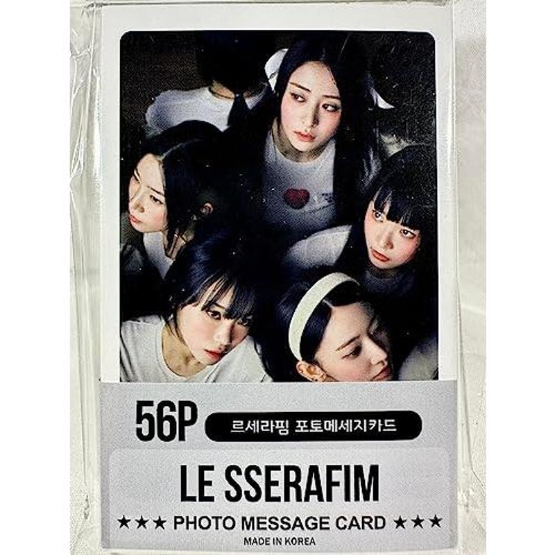 LE SSERAFIM ル セラフィム グッズ ／ フォト メッセージカード 56枚