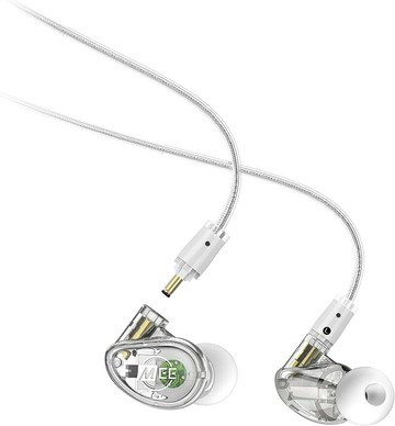 [o美國直購] 耳機 MEE Professional MX1 PRO Customizable Noise-Isolating Universal-Fit Modular Musician’s In-Ear Monitors (Clear)
