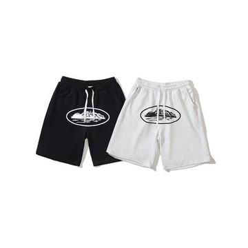 美式高街CRTZ經典惡魔島印花夏季新款街頭寬松休閑潮牌五分短褲男