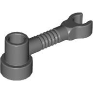 棍磚 1x3 with Clip and Stud Receptacle (Robot Arm) 深灰色 4735