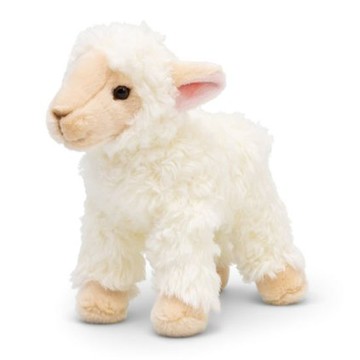 Animigos 來自英國的動物朋友小羊玩偶  1個  25cm  小羊 白色