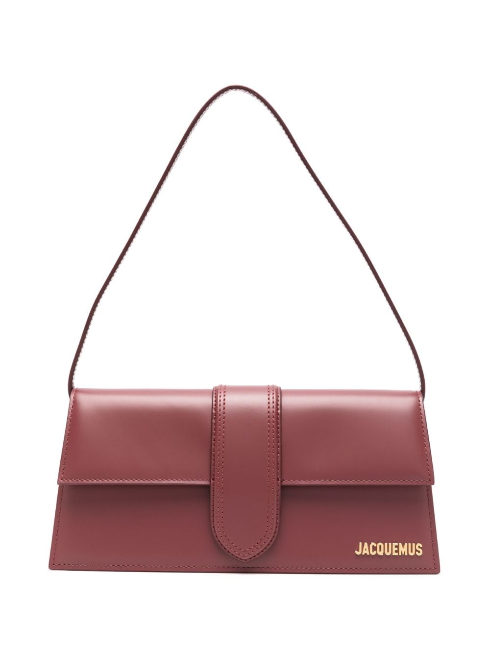 Jacquemus - Le Bambino Long leather shoulder bag - women - Cotton/Calf Leather - One Size - Red