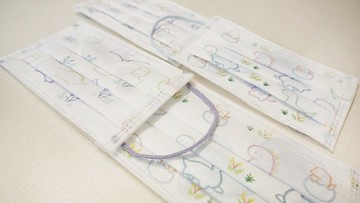 【奕綸台灣製】兒童平面防護口罩_泡泡恐龍 (10入/盒)