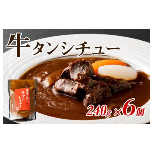 ふるさと納税 大阪府 泉佐野市 焼肉屋さんの牛タンシチュー（240g×6パック）