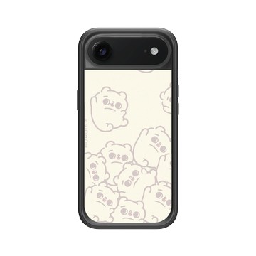 iPhone Air Mod NX -邊框背蓋組合 (相機按鈕) 黑 - 爽爽貓 Song Song Meow by SECOND - 咚咚