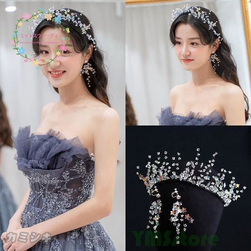 ティアラ ウェディング 結婚式 発表会 演奏会 成人式 卒業式 ヘア 