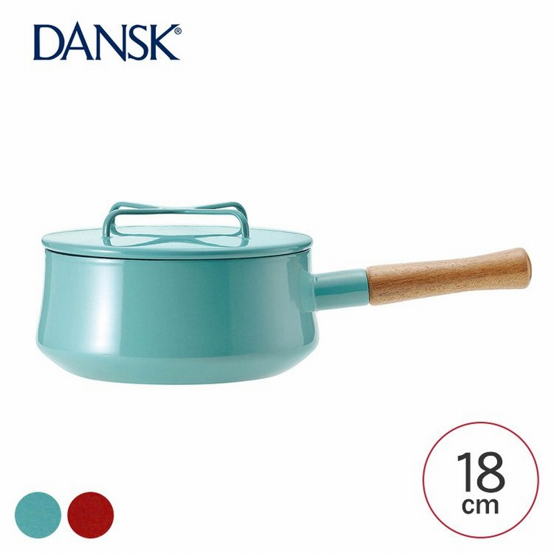 北欧 ホーロー 鍋 お洒落 調理器 ギフト ガス対応 直火 Ih対応 機能性 Dansk ダンクス コベンスタイル 片手鍋 18cm ラッピング対応 通販 Lineポイント最大0 5 Get Lineショッピング