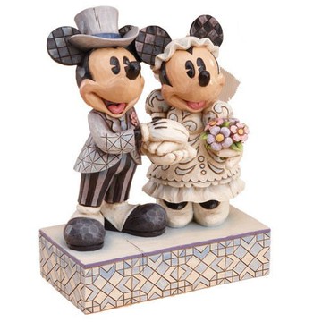 【震撼精品百貨】Disney 迪士尼~Enesco精品雕塑-迪士尼米奇&米妮婚禮塑像【共1款】