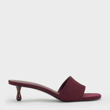 Ruthie 仿麂皮水滴跟拖鞋