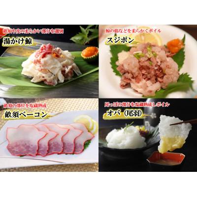 ふるさと納税 長崎市 くじら4種盛り 約130g×2個セット