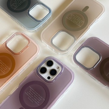 簡約風 多巴胺英文磁吸殼 適用 iPhone 17 16 15 14 13 12 Pro Max Air 手機殼 保護殼