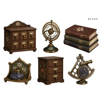 【9 月新品】20-150-0122 裁切紙 幻想復古浪漫喫茶