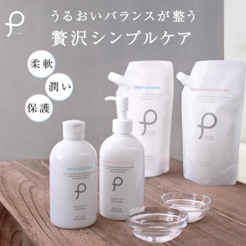 20%OFF 化粧水 乳液 セット スキンケアセット 詰め替え [PLuS/プリュ