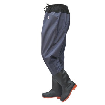 ≈下水褲防水褲≈ 齊腰下水褲 半身 加厚 防水 捕魚褲 連體 雨鞋 插秧靴皮叉耐磨透氣 雨褲