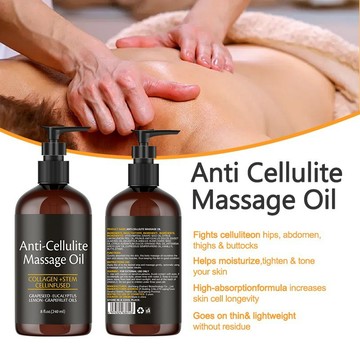可隔日到貨🔥按摩精油240ml 按摩油 spa推拿油 身體按摩油 Anti Cellulite Massage Oil