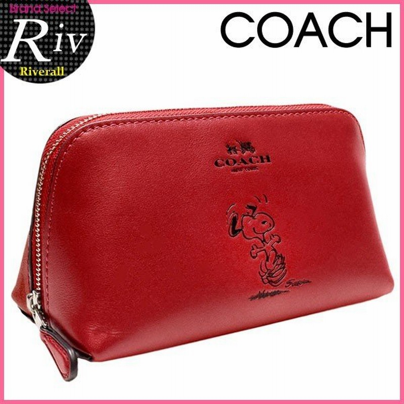 COACH×スヌーピー ポーチ - ポーチ