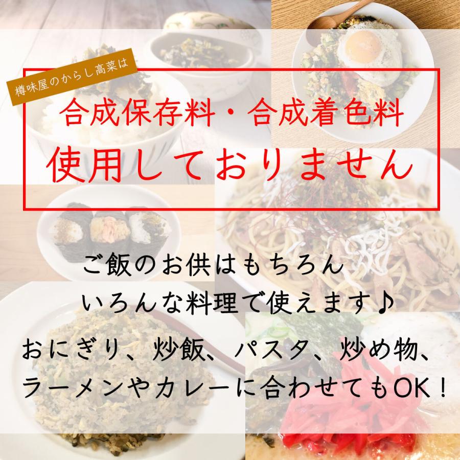 辛子高菜 からし高菜 中辛 激辛 バリ辛 明太子入 樽味屋＼着後レビューでプレゼント有！／