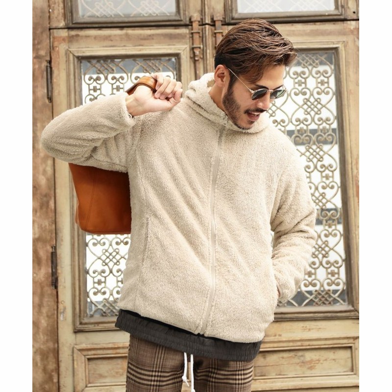 ジギーズショップ ボアフルzipパーカー パーカー メンズ パーカ スウェット ジップパーカー ジップ ボア メンズ ベージュ L Jiggys Shop 通販 Lineポイント最大get Lineショッピング